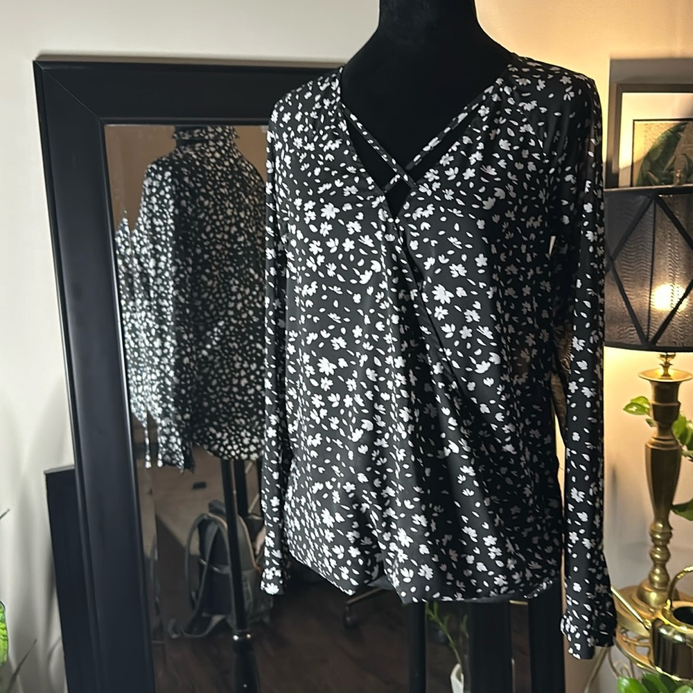 Wrap blouse